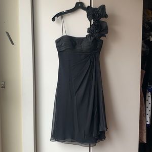 Teri Jon black cocktail dress, size 2